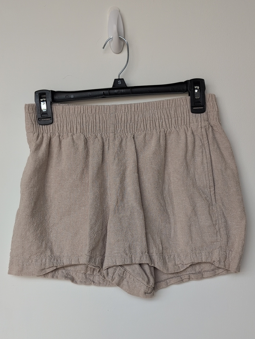 Old Navy Women's Beige Terry Elastic Waist Shorts